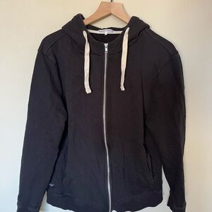 Richer Poorer Men's Black Zip-Up Sweater